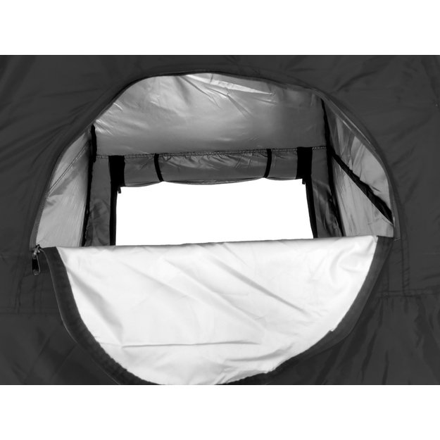 Palapinė du&scaron;as persirengimo kambarys ne&scaron;iojamasis wc juodas