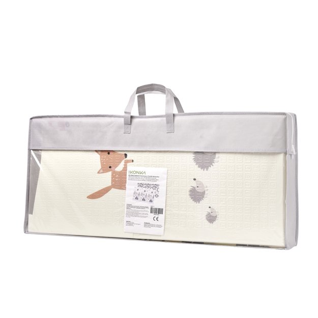 Mokomasis sulankstomas dvipusis putplasčio kilimėlis 180 x 200 cm gatvė / mi&scaron;kas