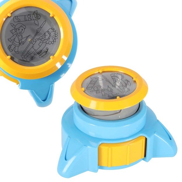 Projektoriaus kortelės pie&scaron;imo stalas mėlynos spalvos