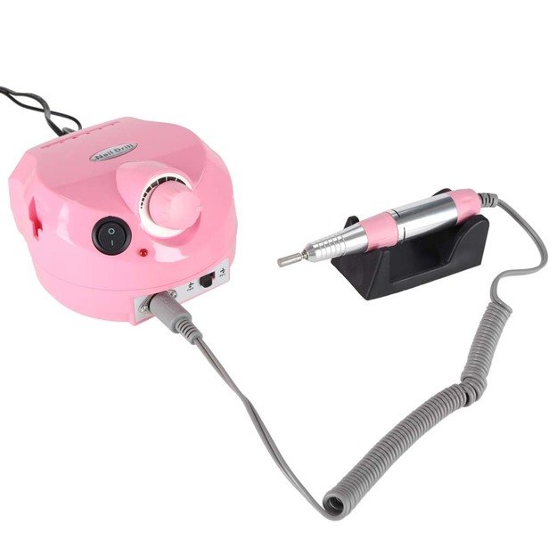 Nagų frezavimo ma&scaron;ina elektrinė 65W manikiūras pedikiūras 6 patarimai pjaustytuvai