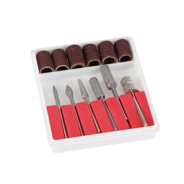 Nagų frezavimo ma&scaron;ina elektrinė 65W manikiūras pedikiūras 6 patarimai pjaustytuvai