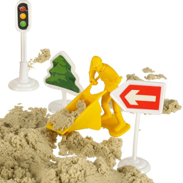 Vaikų smėlio 1100 g pilies transporto priemonių formelės figūrėlės kūrybinis rinkinys