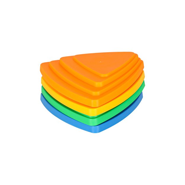 Sensorinis takas upės akmenys balanso mokymo grindys yra lava žaidimas 11 elementų spalvingas