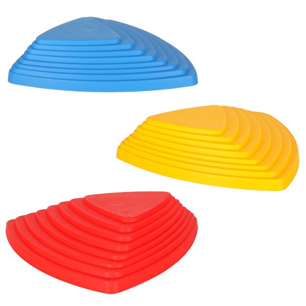 Sensorinis takas upės akmenys balanso mokymo grindys yra lava žaidimas 11 elementų spalvingas