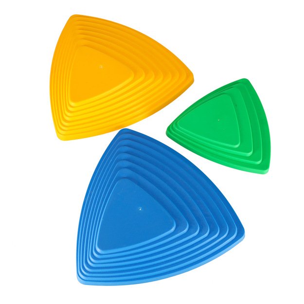 Sensorinis takas upės akmenys balanso mokymo grindys yra lava žaidimas 11 elementų spalvingas