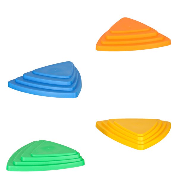 Sensorinis takas upės akmenys balanso mokymo grindys yra lava žaidimas 11 elementų spalvingas