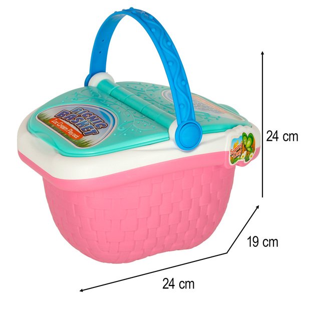 Pikniko krep&scaron;elis ledų salonas desertai maistas maistas užkandžiai i&scaron;kylai