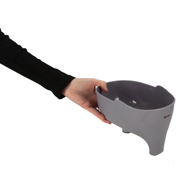 Kriauklės sietelis su piltuvėliu, nusausintuvas ir piltuvėlis, virtuvės organizatorius dramblys