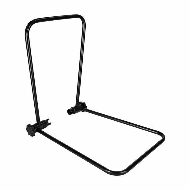 Metalinis sulankstomas tarnybinių dviračių stovas galiniam ratui