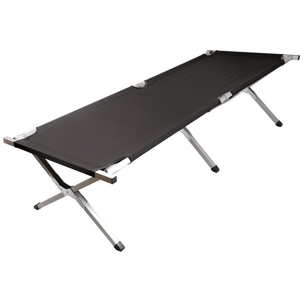 Sulankstoma turistinė lova canada black 150kg