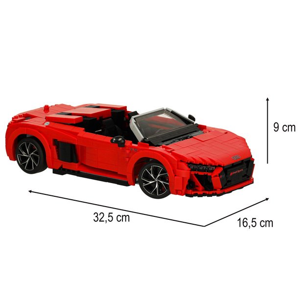 Rastar automobilis 93800 AUDI R8 Spyder 1:14 blokai 1440 el.