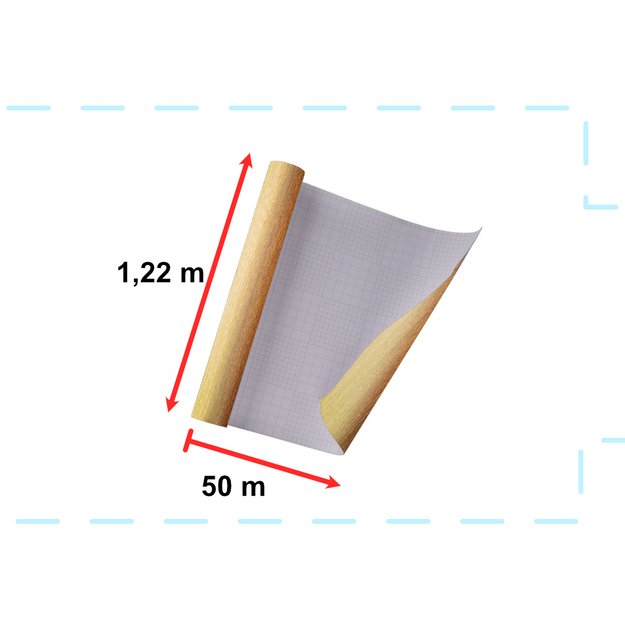 Lipnios plėvelės ritininiai tapetai ąžuolo riešutmedžio 1,22x50m