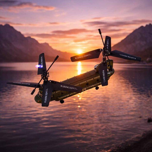  Syma S026H-1  2,4 GHz WI-FI nuotoliniu būdu valdomas karinis sraigtasparnis