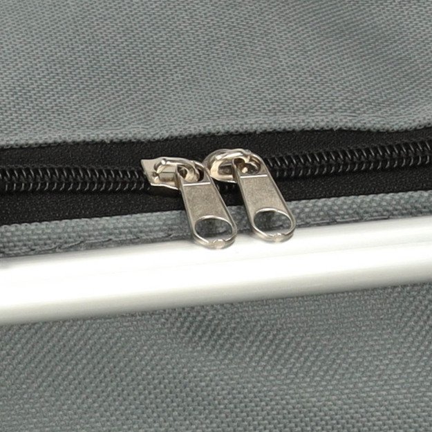 Termoizoliacinis sulankstomas i&scaron;kylų krep&scaron;ys pilkos spalvos