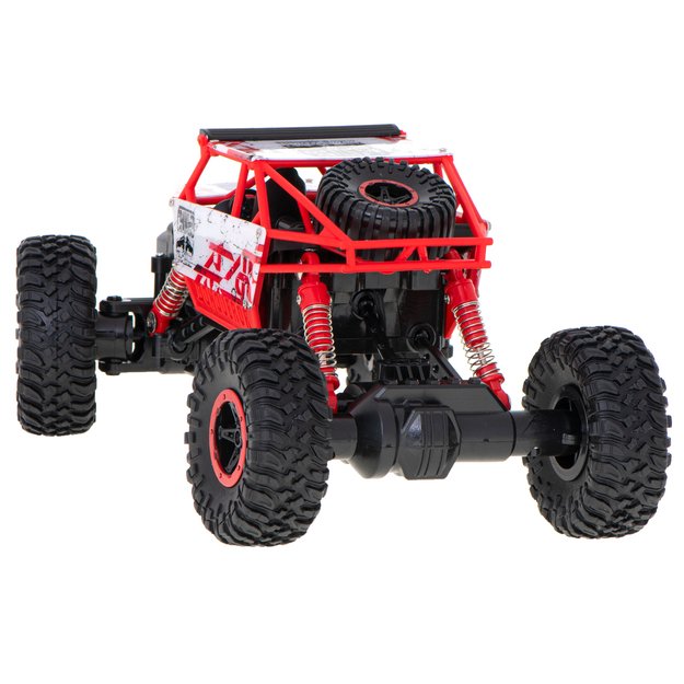 RC automobilis Rock Crawler HB 2.4GHz 1:18 raudonas