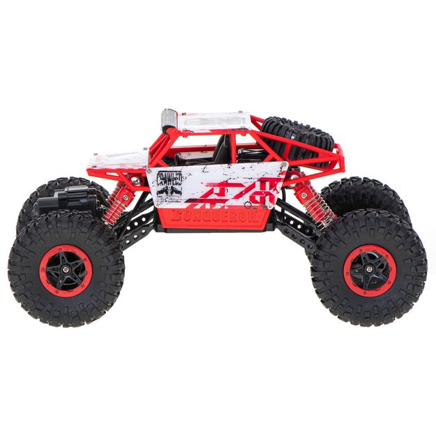 RC automobilis Rock Crawler HB 2.4GHz 1:18 raudonas