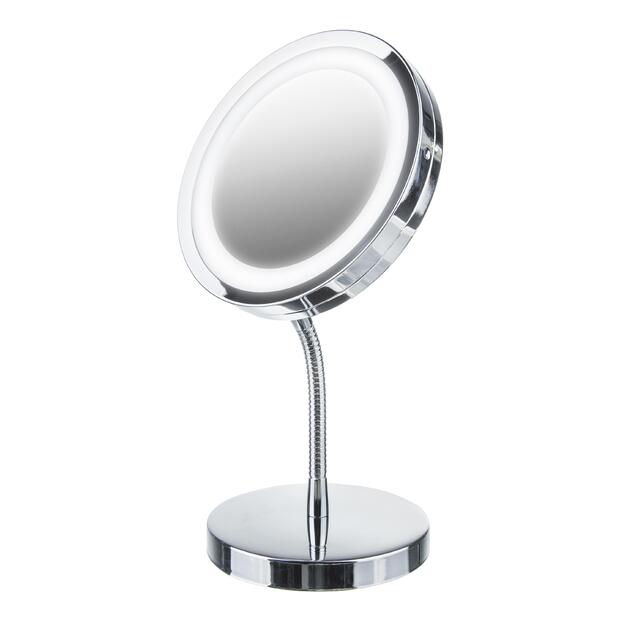  Adler AD 2159  LED makiažo veidrodis su apšvietimu, stovintis ant kosmetinės kojelės, didinantis makiažo veidrodis