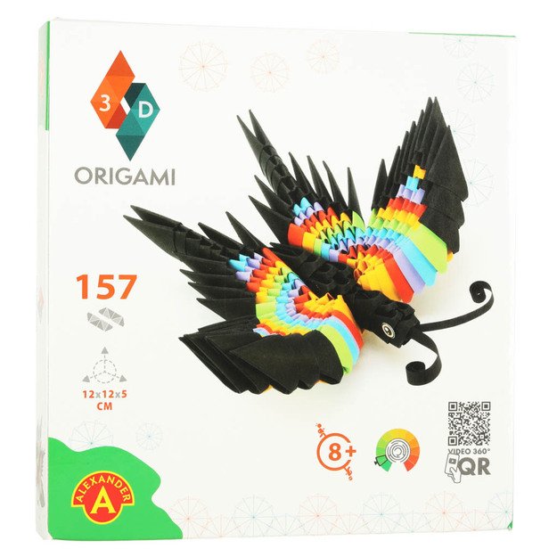 ALEXANDER Origami 3D - drugelis 154el.