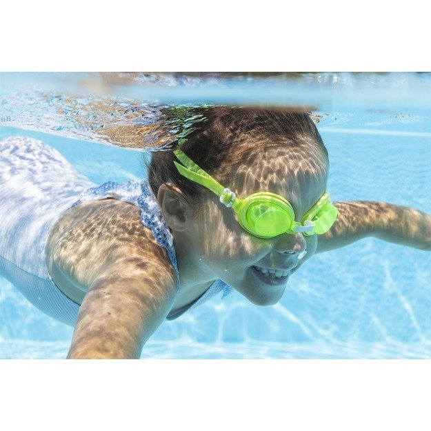 BESTWAY 21002 Vaikų plaukimo akiniai žali