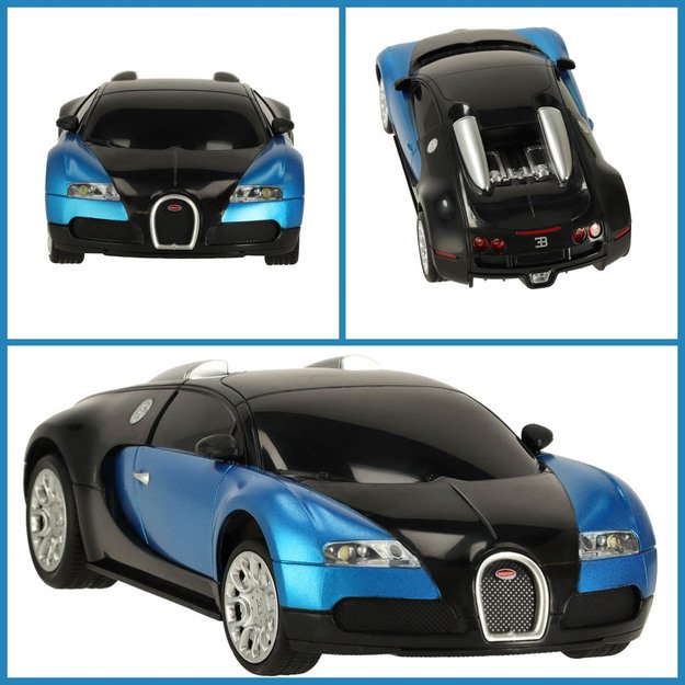 Bugatti Veyron RC automobilio licencija 1:24 mėlyna