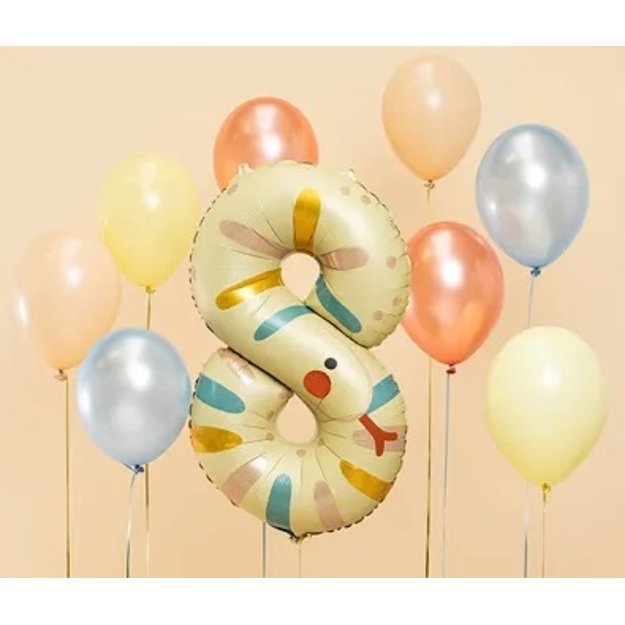 Folijos gimtadienio balionas  8  - gyvatė 55x88 cm