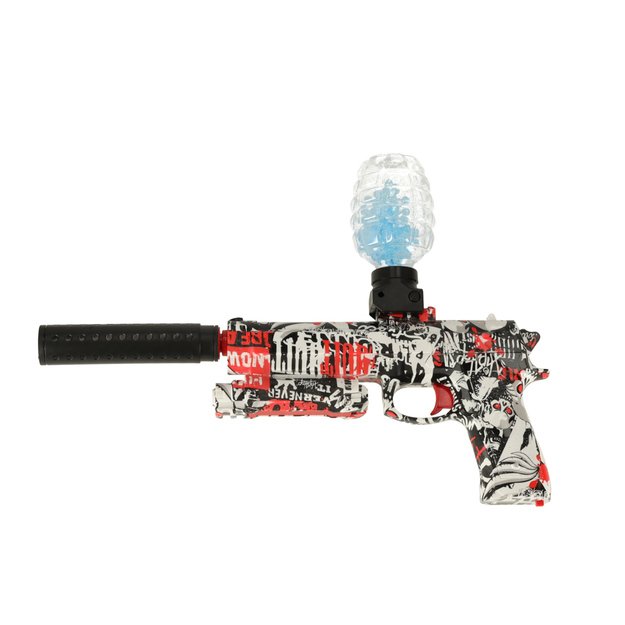 Gelinis kulkosvaidis vandens šautuvas, maitinamas USB baterija + 550 vnt. akinių. 7-8 mm