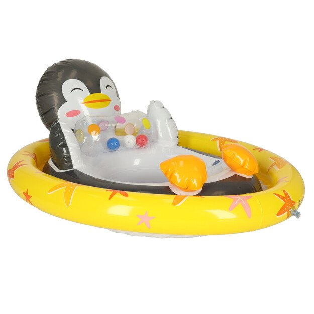 INTEX 59570 vaikiškas plaukimo pontonas su pingvinu ratuku