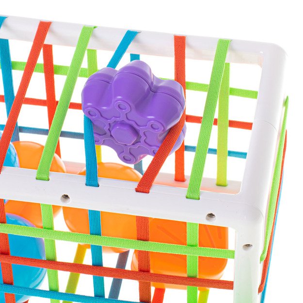 Lankstus kubelių rūšiuotuvas - žaislinis kištukinis stačiakampis