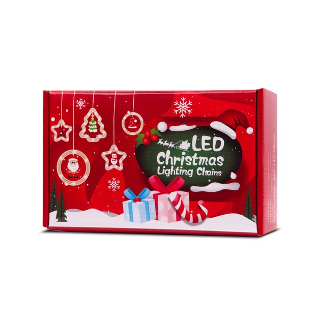 LED Kalėdų eglutės paveikslėlio uždangos lemputės 3 m 10 USB lempučių
