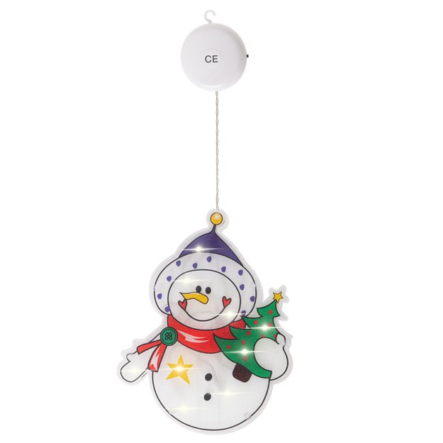 LED pakabinamas apšvietimas Kalėdų dekoracijos sniego senis