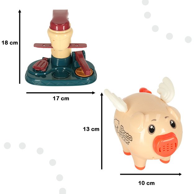 Ledų gaminimo aparatas vaikams pyragaičių košė kiaulė taupyklė