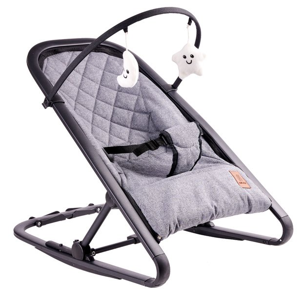 LULILO kūdikių supamoji kėdutė ROKULO + žaislai