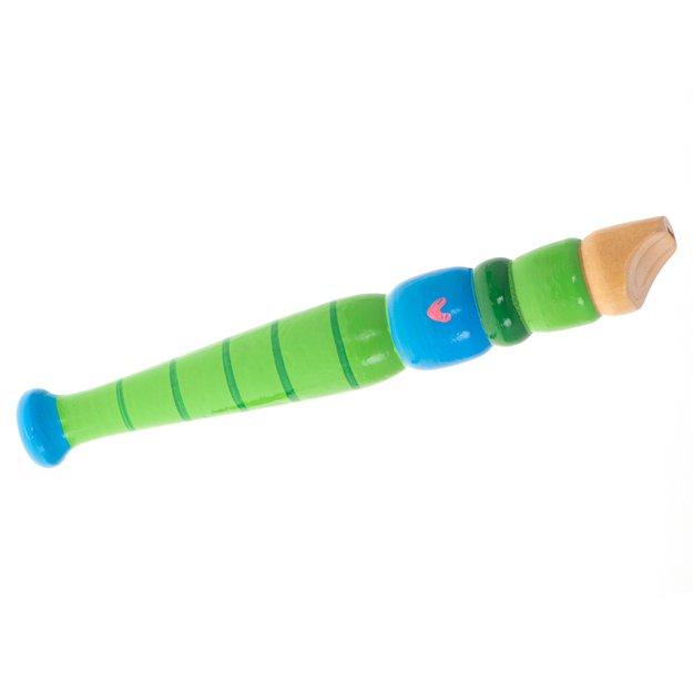 Medinė fleita - spalvotas mokyklinis instrumentas