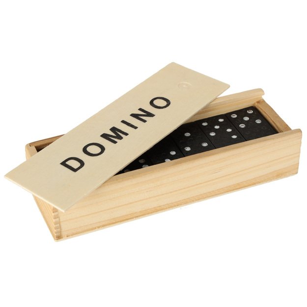 Medinis domino šeimos žaidimas + dėžutė