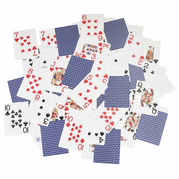 MUDUKO Trefl žaidimo kortos Pokeris 100% plastikas 55vnt.