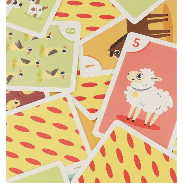 MUDUKO Žaidimas Aš skaičiuoju gyvūnus Petras ir atminties žaidimo kortelės 3+
