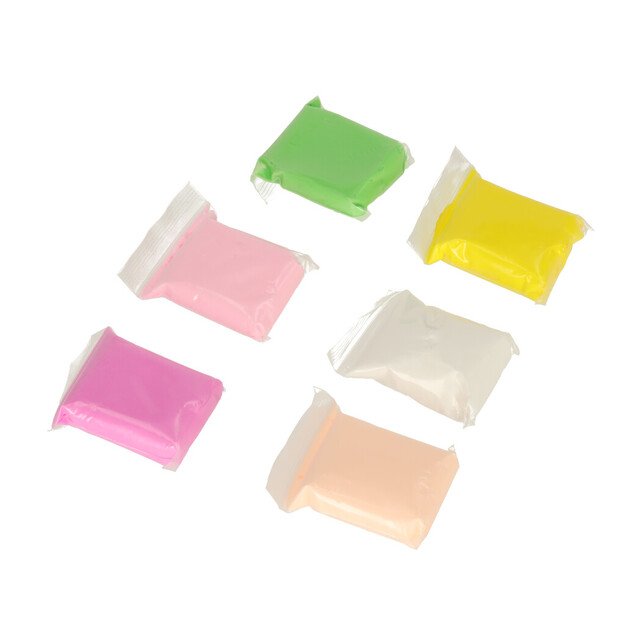 Piankolina plastilino polimerinis molis 12 spalvų