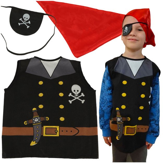 Piratų jūreivio karnavalinis kostiumas 3-8 metų amžiaus