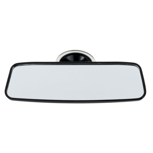Plataus kampo galinio vaizdo veidrodis su siurbtuku 20 cm