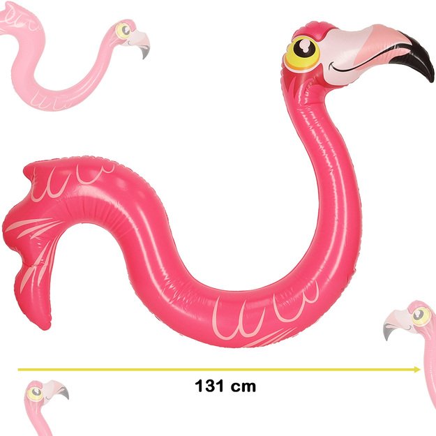 Pripučiama baseino makaronų plūdė flamingo 131cm