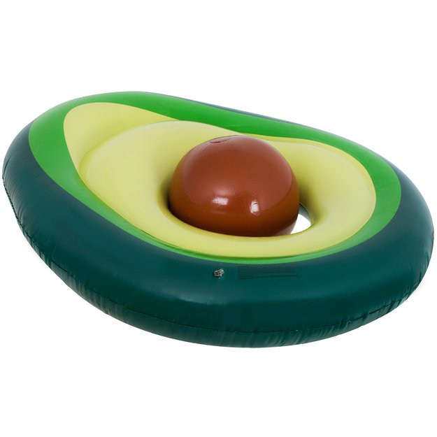 Pripučiamas plaukimo čiužinys su avokado kamuoliu su sėklomis 150 cm XL
