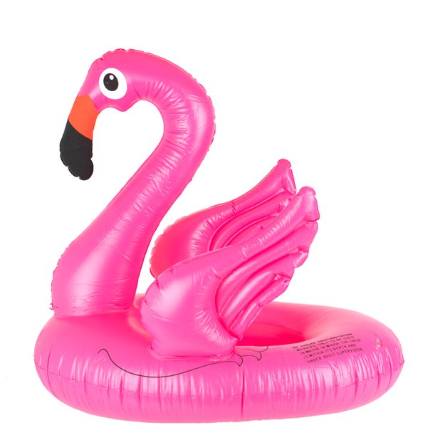 Pripučiamas vaikiškas pontono ratas flamingo