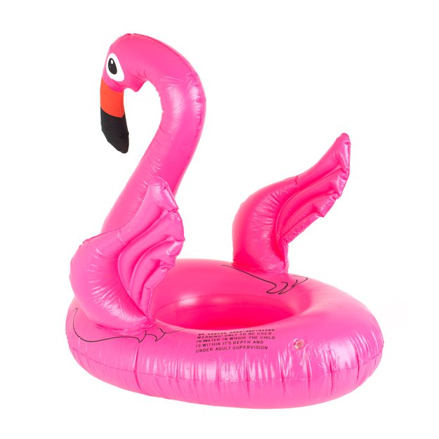 Pripučiamas vaikiškas pontono ratas flamingo