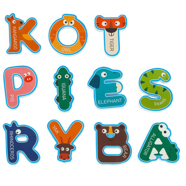 Putų raidžių ir skaičių vonios žaislas