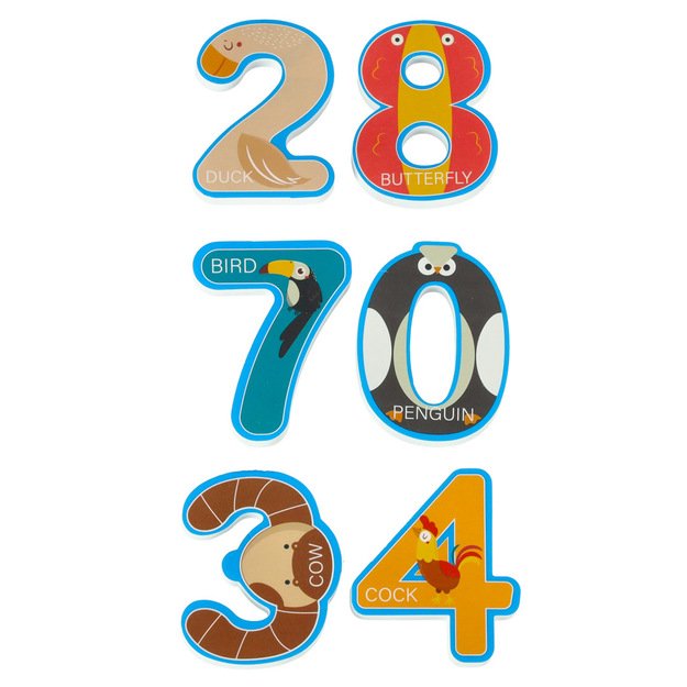 Putų raidžių ir skaičių vonios žaislas