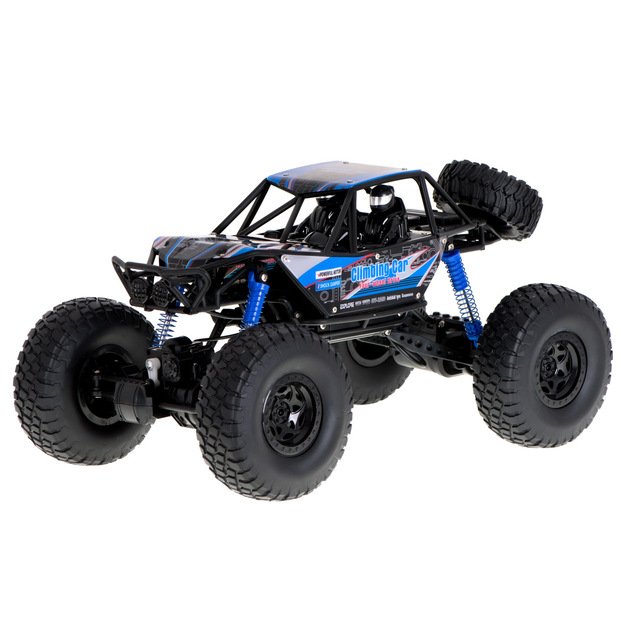 RC vikšrinis laipiojimo automobilis 1:10 4WD 48cm mėlynos spalvos