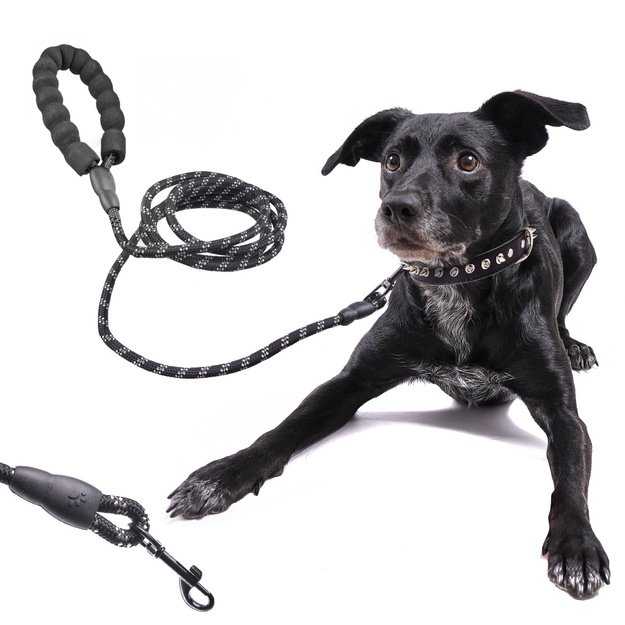 Šunų pavadėlis ant virvės patvarus atspindintis 3 m