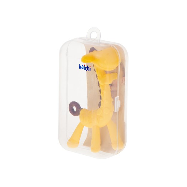 Silikoninis kramtukas geltonas žirafa