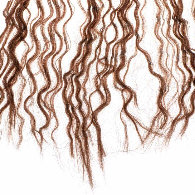 Sintetiniai plaukai audimui afroloki rudos spalvos