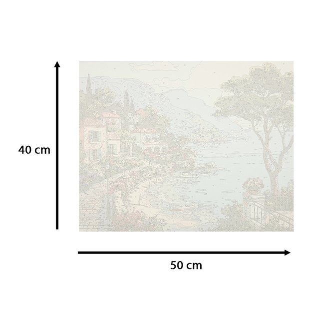 Tapyba pagal skaičius 50x40cm pakrantė